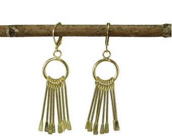 Chime Earrings - gold - Silver - WorldFinds