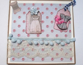 121 vintage couture greeting card