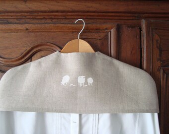 Cover for hanger and protective clothing