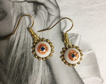 Eyeballs pierced Eyeball earrings