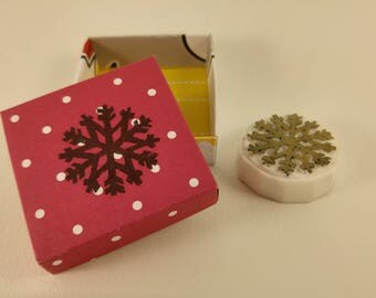 handmade snowflake stamp