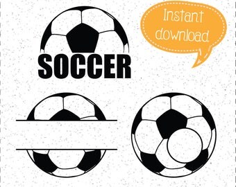 Soccer SVGs, Soccer SVG, Soccer Monograms, Soccer Ball SVG, Soccer Balls, Soccer SVGs, SVGs, Cricut Cut File, Silhouette File
