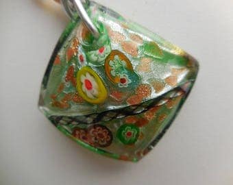 Diamond multicolor Lampwork and glass beads