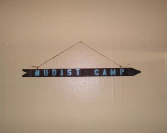 Nudist sign | Etsy