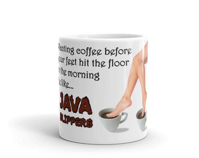 Before My Feet Hit the Floor Mug, a great gift for any coffee lover, moms or dads on Mother's or Father's Day, Grandpa or Grandma, Birthday