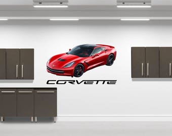 Corvette decal | Etsy