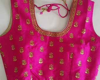 Pink saree | Etsy