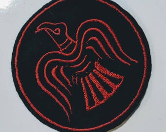 Trade Winds 3x5 Foot Raven Flag Set – Black/Red & Black/White, 2-Pack Polyester