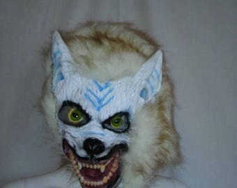SALE 25% off SALE WOLF Mask Vintage 90s Adult mask