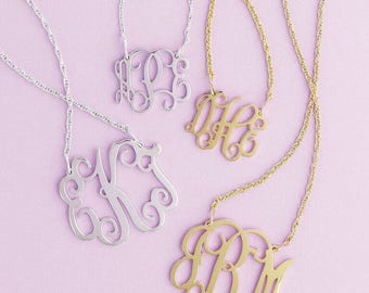 Heartstrings Small Interlocking Filgree Necklace