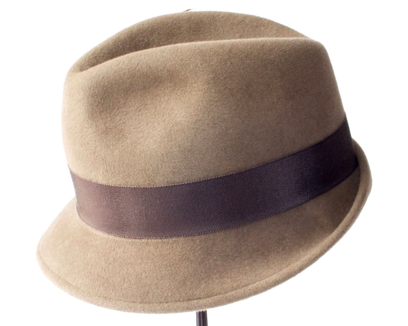 Fedora Hat Women's Hat Fall Fashion Taupe Hat Winter