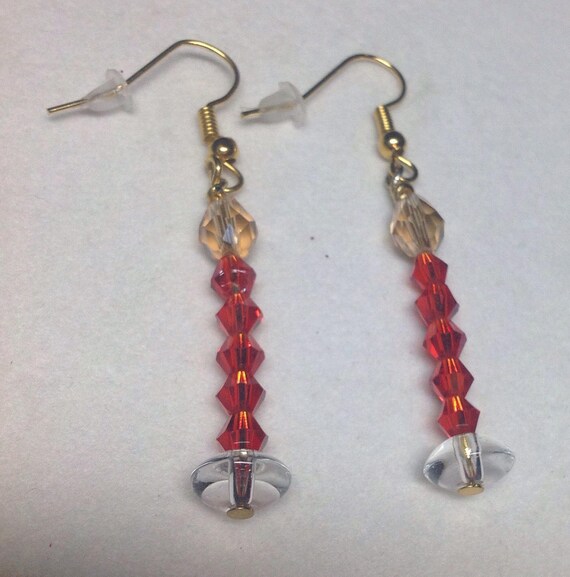 Christmas Candle Earrings/Christmas Candle/Christmas