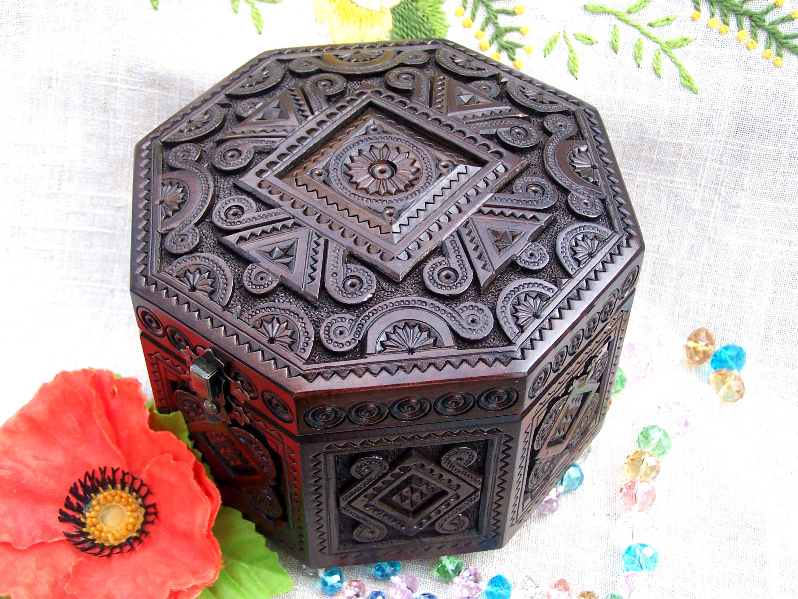 Jewelry box Ring box Wooden jewelry box Wooden box Wood box