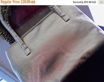 Now On Sale Vintage Gold Lame' 1960's Retro Purse Mad Men Mod Glamour Girl Pin Up Style Mid Century Accessories Martini Mermaid