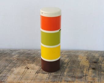 Vintage Tupperware Stackable Shakers Harvest Colors