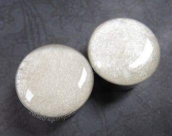 20% Off | 00g, 10mm - READY TO SHIP - Ghost White Jelly Plugs