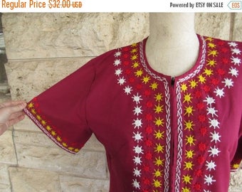 ROBE TRADITIONNELLE CAFTAN DASHIKI AFRICAIN - Broderie Riche Sur Bazin - Taille L - Neuf