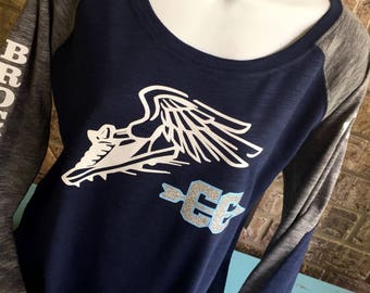 Cross Country Shirt, Cross Country Mom shirt, Long Sleeve preppy Tee