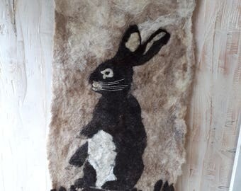 Om - Handmade Felt & Beadwork Wall Hanging main image 0