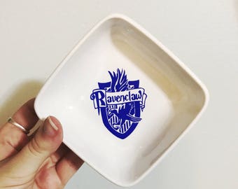 Ravenclaw Ring Dish | Hogwarts Houses Ring Tray | Harry Potter Trinket Dish | Ravenclaw Crest | Eagle | Jewelry Holder