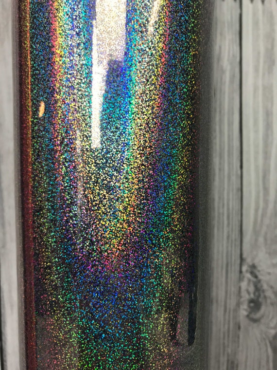 silver holographic glitter adhesive vinyl 651 equivalent