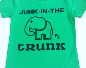 Junk In The Trunk Shirt, Toddler Funny Shirts, Funny Shirts For Toddlers, Kids Hipster Clothing, Funny Kid's Shirts, Funny Tee Shirts