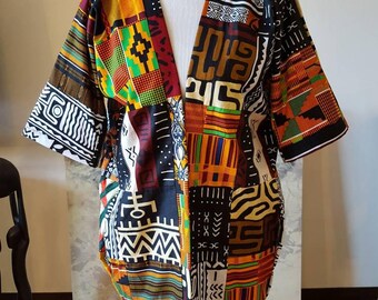 African print kimono | Etsy