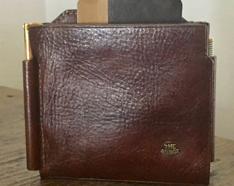 Vintage Italian Leather Money Clip by The Bridge ... 10% Off Coupon SAVE10 ... Free Shipping