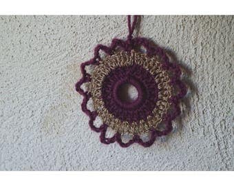 Cadre au crochet