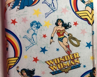 Wonder Woman Covered Journal-Notebook Included-Refillable-Multi-Color-Hero-Movie-Red-Blue