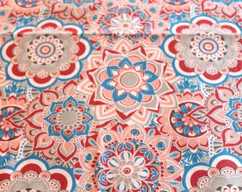 Fabric coupon 50 x 70 cm vintage theme