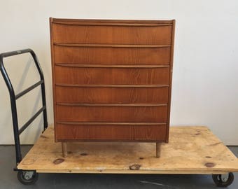 Vintage Danish Modern Teak Dresser / Chest - Free NYC Delivery!