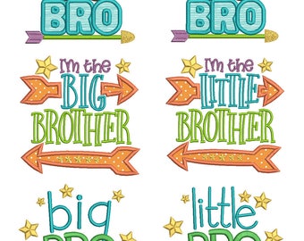 Personalized Promotion BIG Brother Big Sister Applique Shirt
