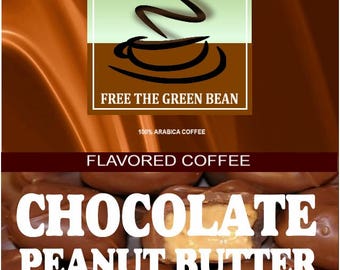 Chocolate PEANUT BUTTER Cup flavored coffee, 12oz