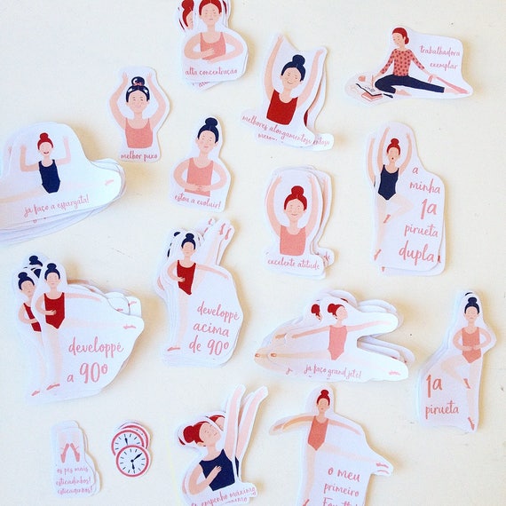 Ballet Stickers Ballet teacher stickers Ballet cute