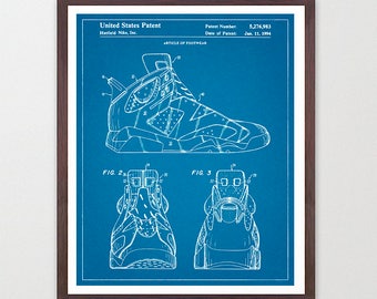 Nike Air Jordan 6 - Nike Shoes - Nike Sneakers - Air Jordans - Air Jordan Patent - Nike Patent - Nike Poster - Nike Art - Sneaker Art - Shoe