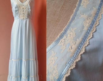 The Sacramento ~ iconic 70s cotton maxi dress by Fiona