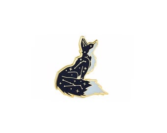 Cosmic Fox Enamel Pin