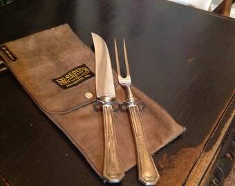 Vintage steak knife set