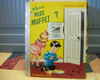 1959 Where's Miss Muffet? a Misstery Story A Bonnie Childrens book