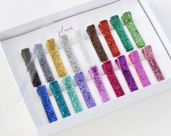 Glitter Hair Clips for Girls, Birthday Gift for Girls, Hair Accessories, Valentines Gifts for Kids, Hair Clips Toddler, Gifts Under 25