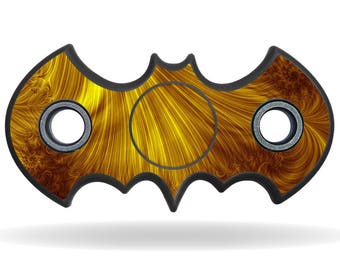 MightySkins Protective Vinyl Skin Decal for Bat Shaped Fidget Spinner wrap cover sticker Golden Locks