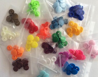 20 colors, 40 snaps, 120 pieces. KAM 12 mm (T5)