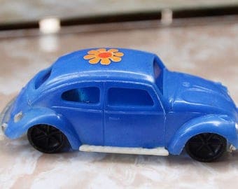 FREE SHIPPING - vintage plastic Volkswagon Bug - Hong Kong