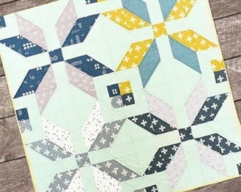 Winter Star | Modern Quilt Pattern | Scandinavian Style Quilt Pattern | Shannon Fraser Designs