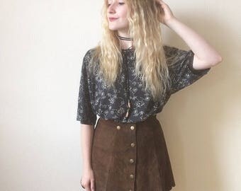 Vintage Boho Oversized Floral Tshirt