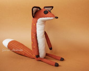 25 cm The LITTLE PRINCE FOX - sale - 39 usd not 51 - original plush little toy - The serie Prince