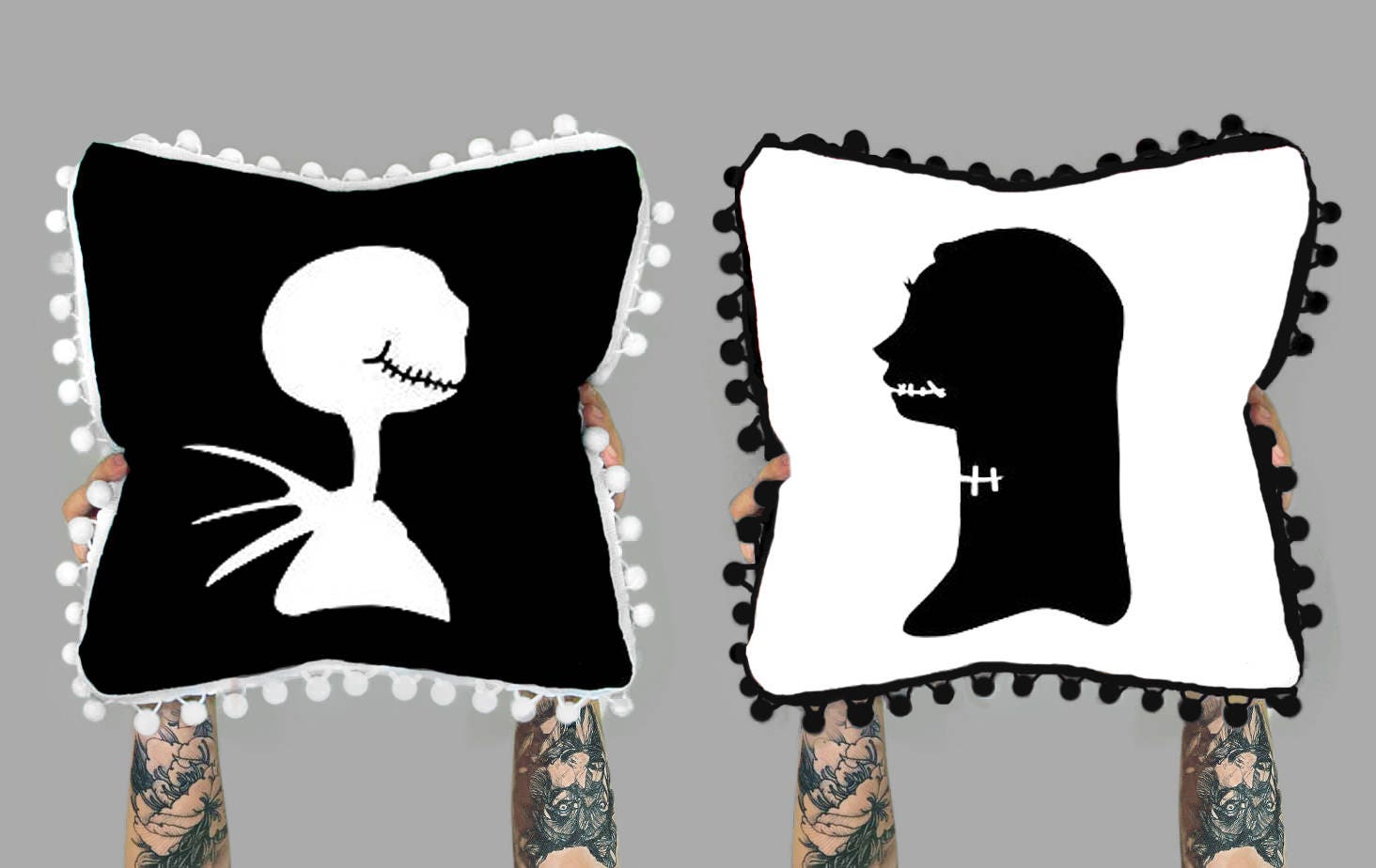 nightmare before christmas marshmallow pillow