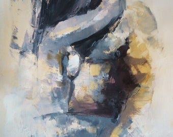 Nude couple painting | Etsy