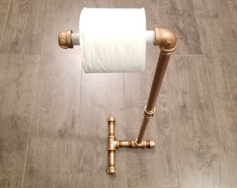 Toilet Paper Stand Copper Toilet Paper Holder Made to Order